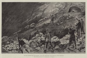 New Primrose Mine, Johannesburg, Large Stope från vilken malmen utvinns